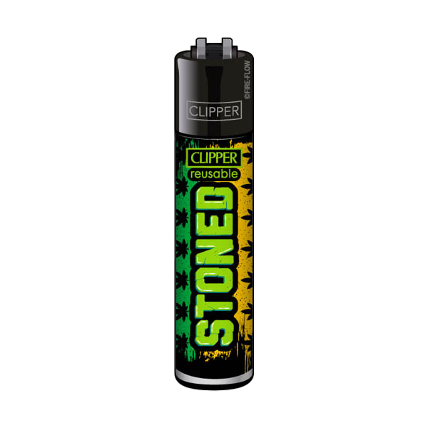 Clipper Feuerzeug 420 Statements #1 Collection Motiv Stoned