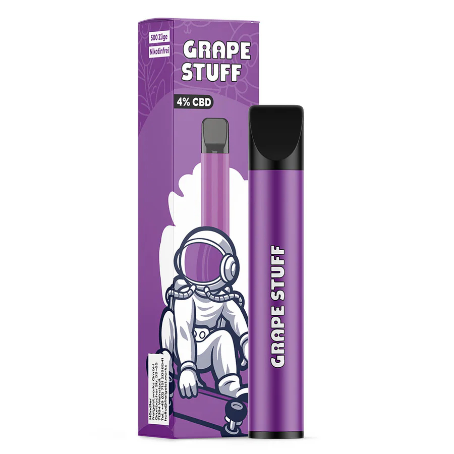 Freigeist 4% CBD Vape Einweg E-Zigarette - Grape Stuff - 2ml