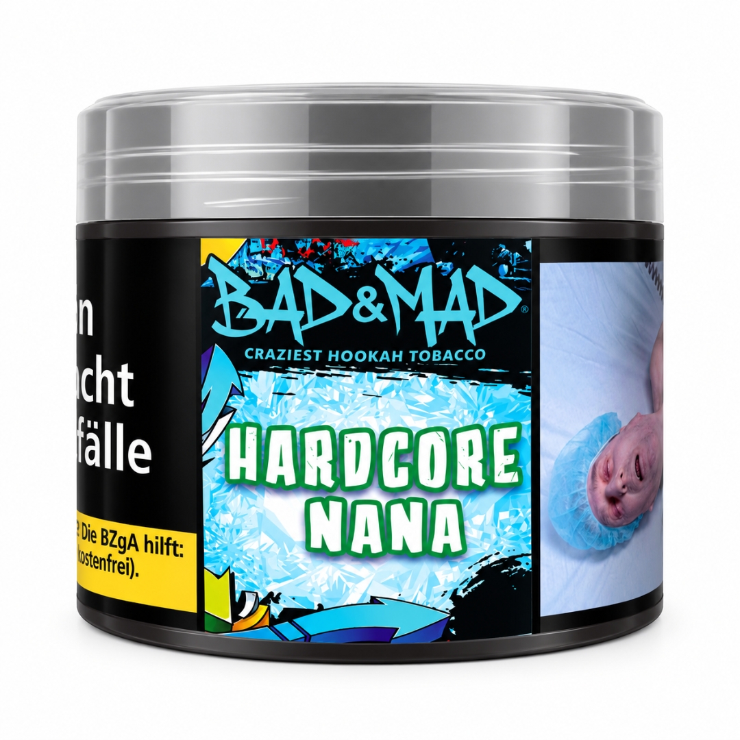 Bad & Mad Virginia Shisha Tabak Hardcore Nana 200g