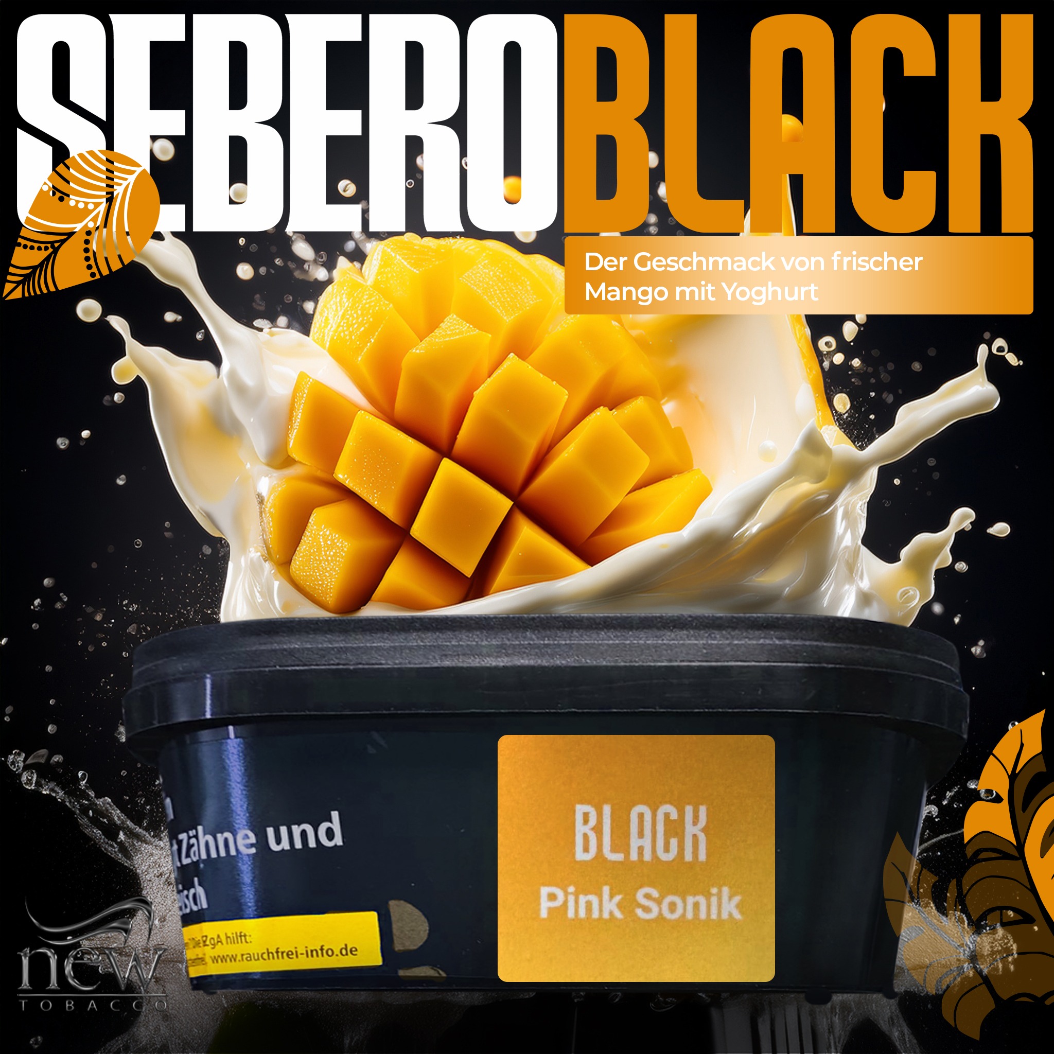 Sebero Black Shisha Tabak - Pink Sonik 200g
