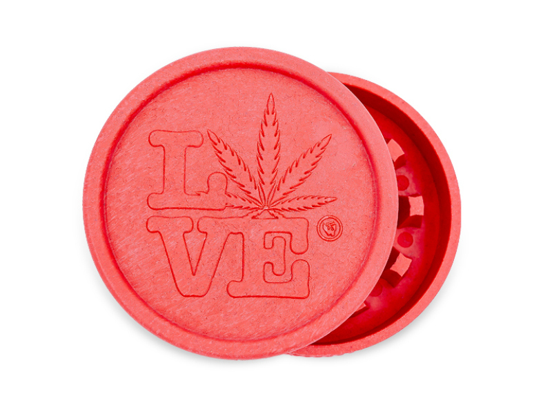 Hemp Grinder - 420 Love 2 teilig Ø 55mm verschiedene Farben