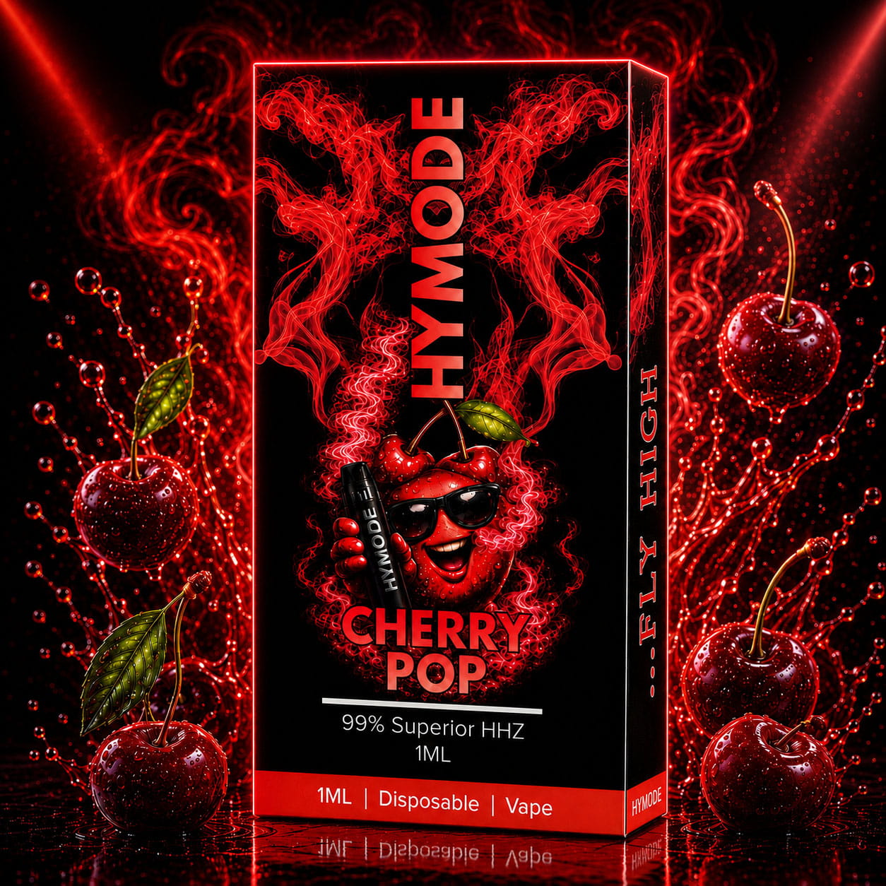 Hymode Superior HHZ Vape - Cherry Pop 1ml Hymode Superior HHZ Vape - Cherry Pop 1ml