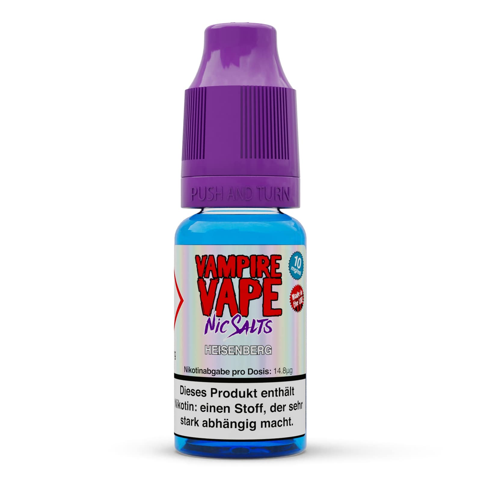 Vampire Vape Heisenberg Nikotinsalz Liquid 10ml Vampire Vape Heisenberg Nikotinsalz Liquid 10ml