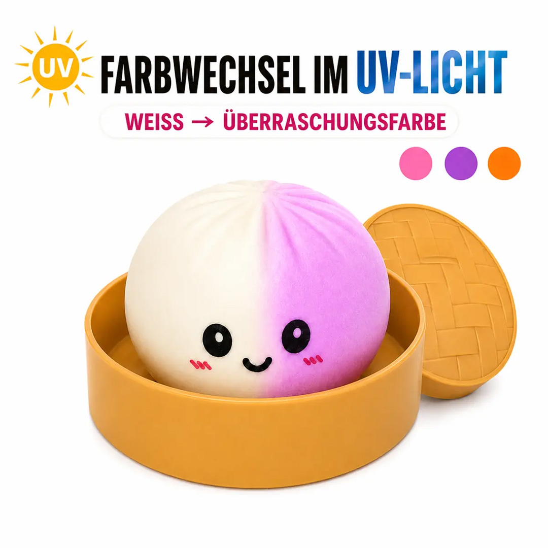 Squishy Spielzeug - Mystery Dumpling mit Farbwechsel Squishy Spielzeug - Mystery Dumpling mit Farbwechsel