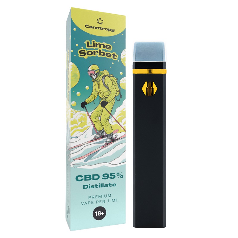 Canntropy CBD Vape Lime Sorbet 1ml Canntropy CBD Vape Lime Sorbet 1ml