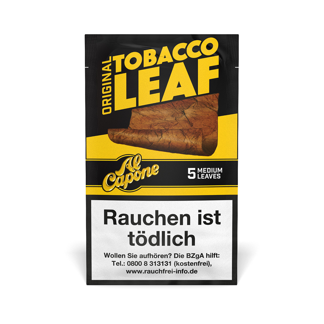 Al Capone Tobacco Leaf zum Drehen Original Al Capone Tobacco Leaf zum Drehen Original