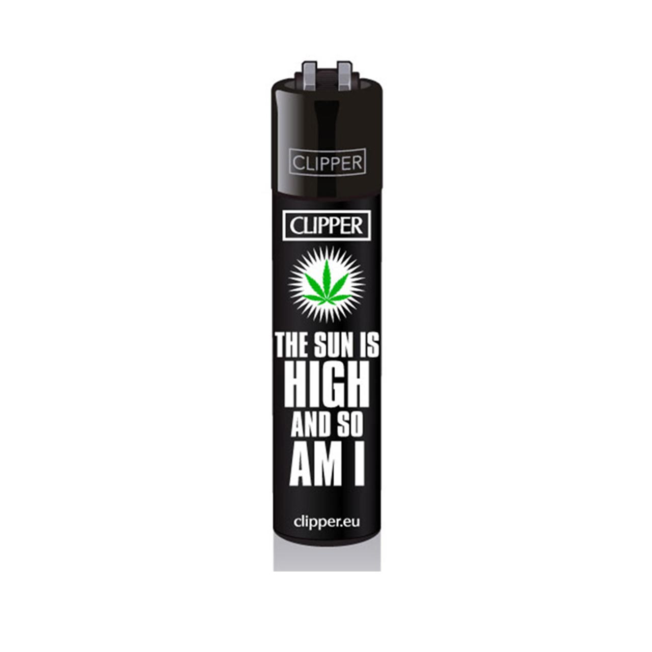 CLIPPER Feuerzeug - Weed Statements #15 Collection - Motiv The Sun is High and so Am I