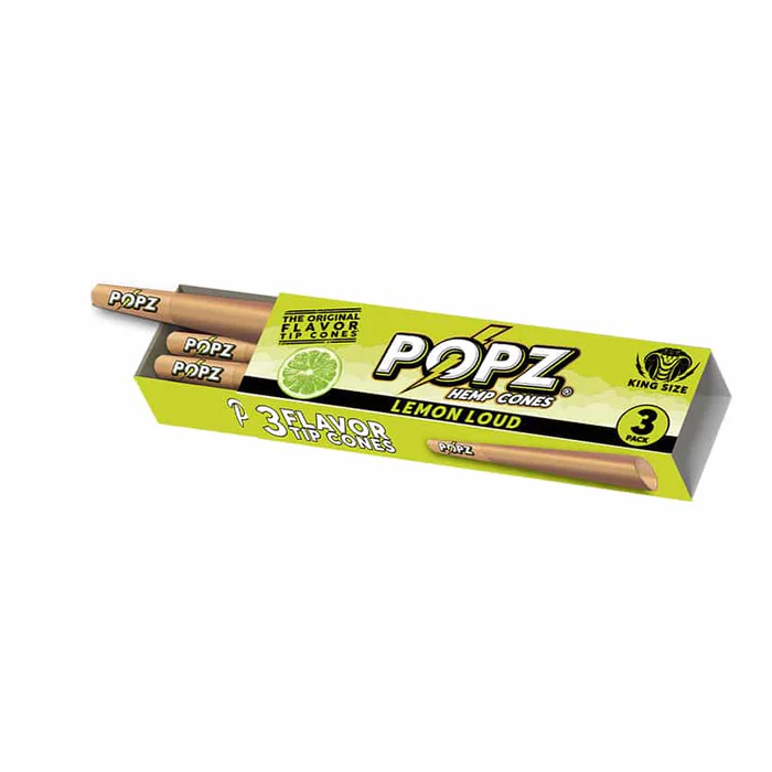 King Palm PopZ Hemp Cones Lemon Loud 3er Pack