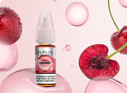 Elfliq_Cherry Elfliq - Cherry Nikotinsalz Liquid 10ml l 20mg/ml