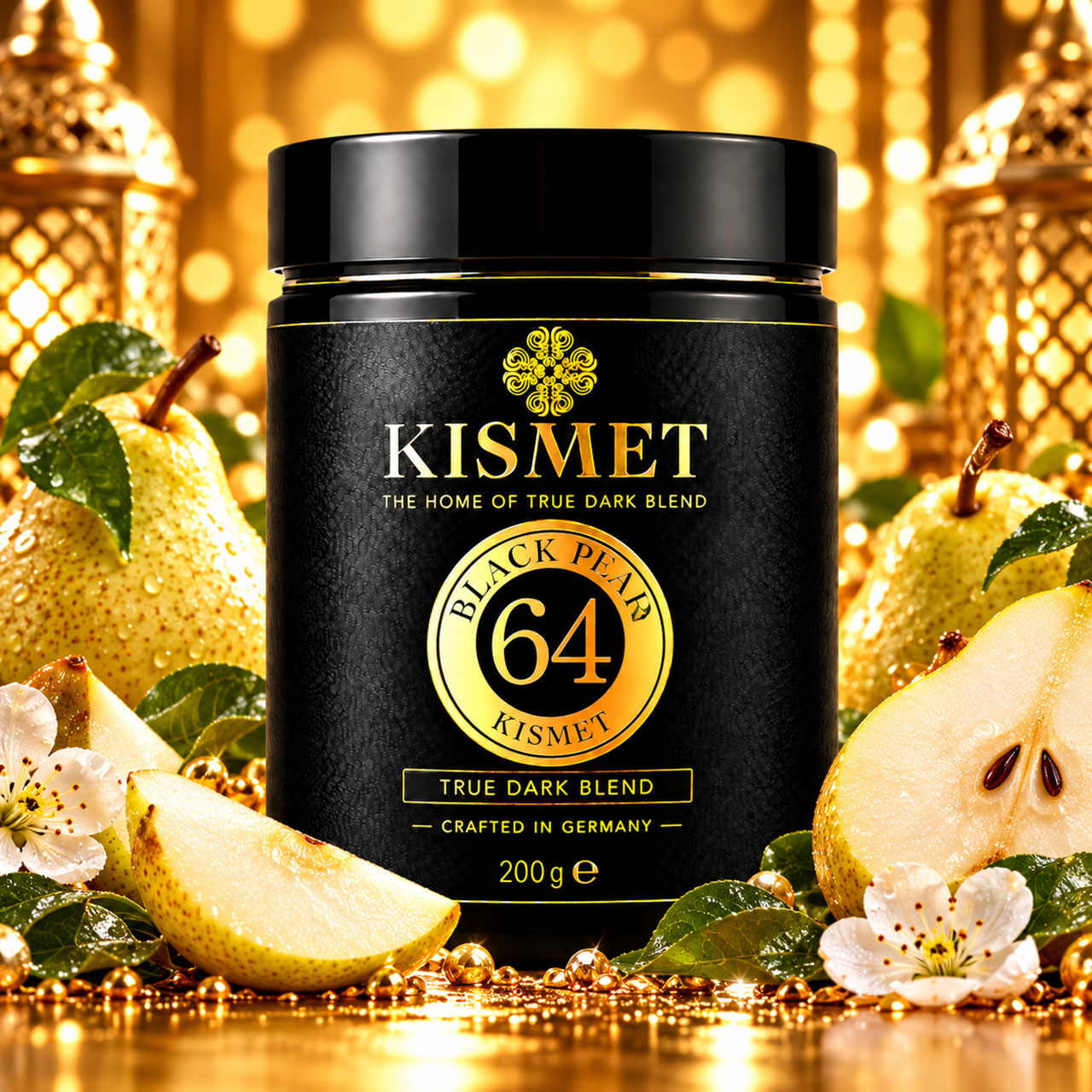 Kismet Darkblend Shisha Tabak Black Pear #64 200g