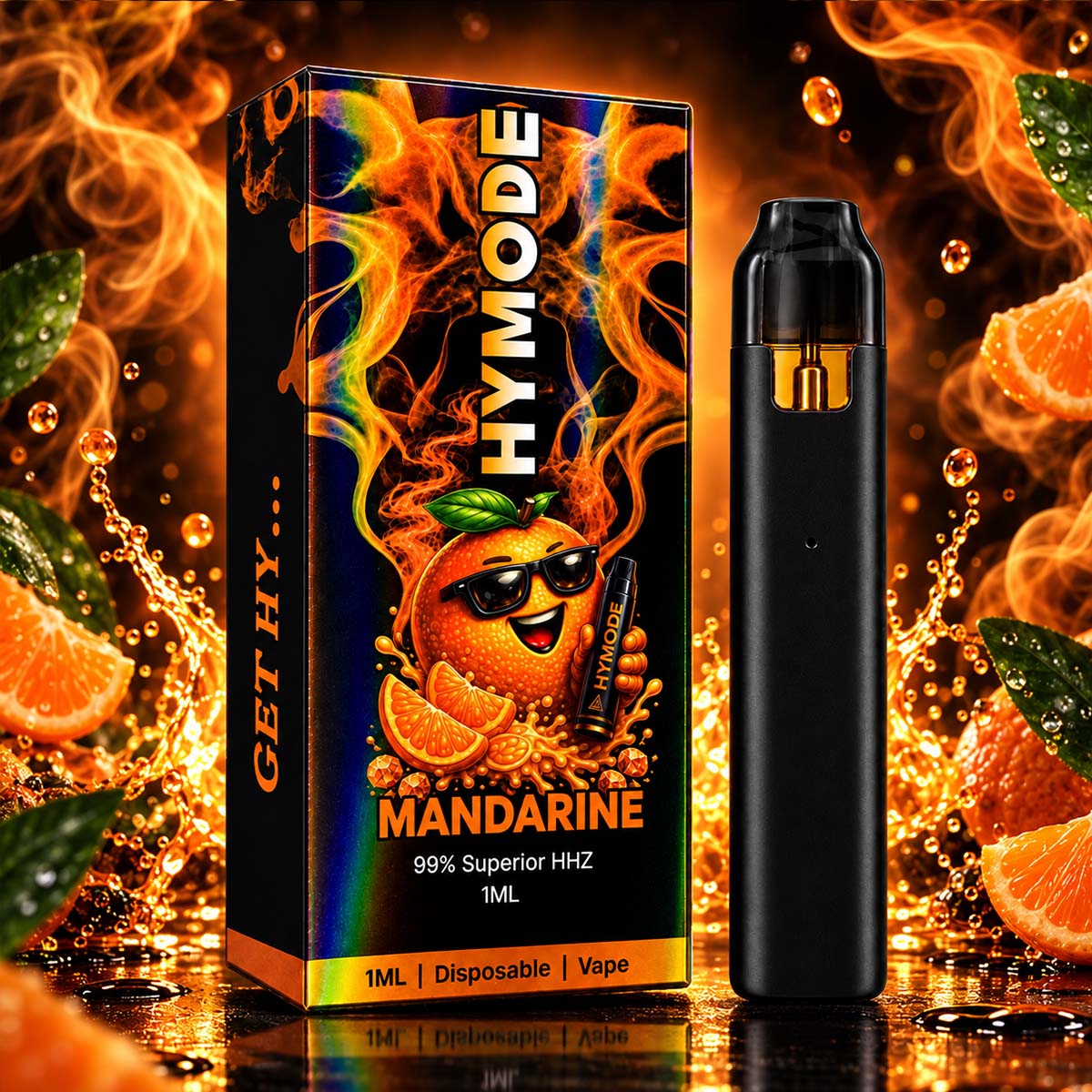 Hymode Mandarine HHZ Vape 1ml Hymode Mandarine HHZ Vape 1ml