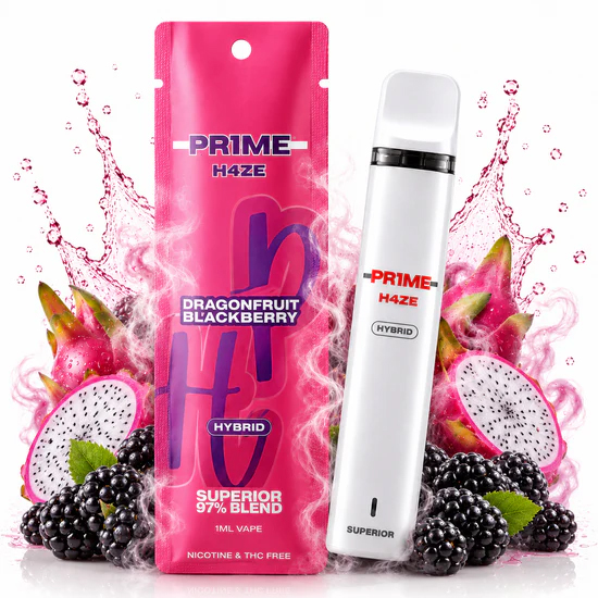 Pr1me H4ze - Superior Blend Vape - Dragonfruit Blackberry 1ml