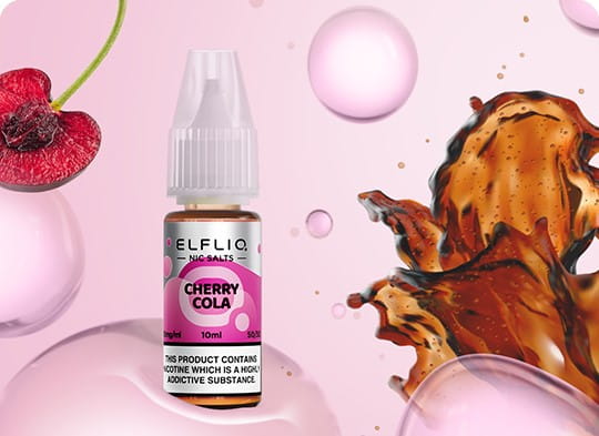 Elfliq_Cherry_Cola Elfliq - Cherry Cola Nikotinsalz Liquid 10ml l 20mg/ml