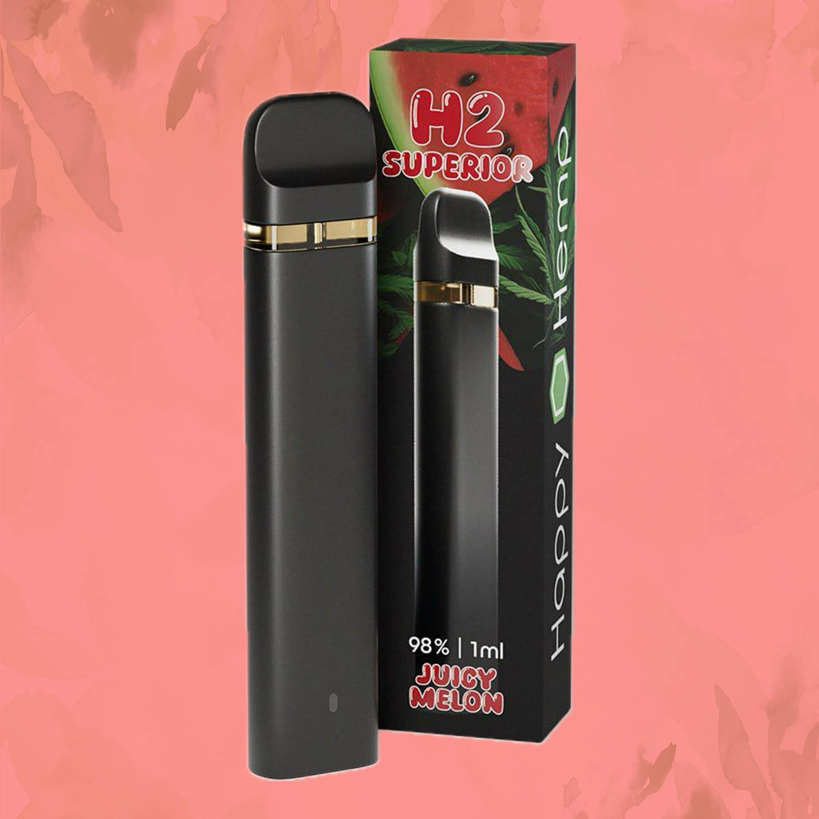 Happy Hemp H2 Ultra Vape - Juicy Melon 1ml