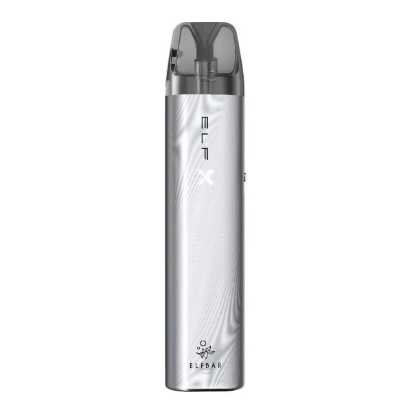 Elfbar ElfX Refillable Pod Kit Silver Elfbar ElfX Refillable Pod Kit Silver