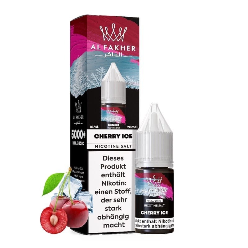 Al Fakher Liquid Cherry Ice 20mg 10ml Al Fakher Liquid Cherry Ice 20mg 10ml