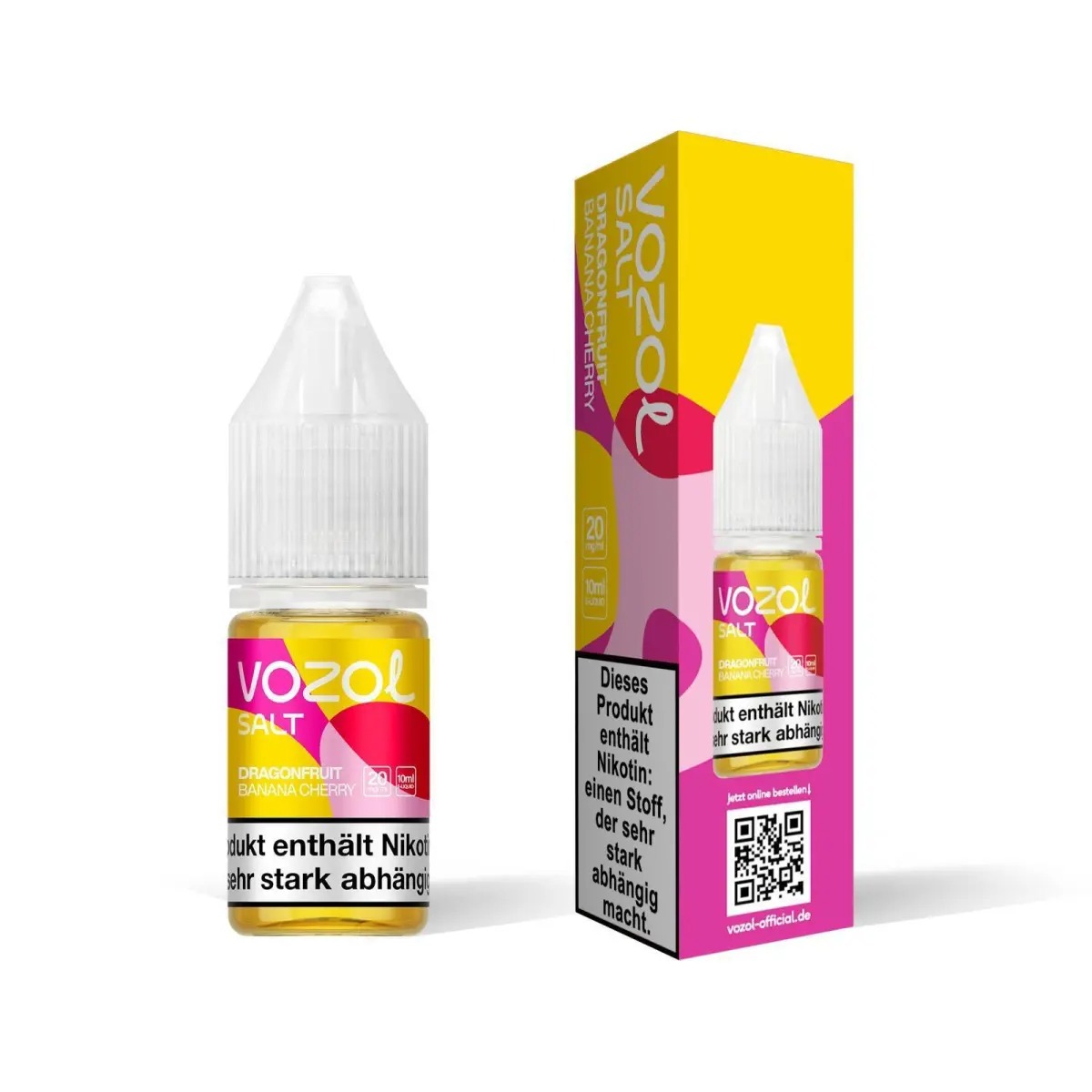 Vozol - Dragonfruit Banana Cherry Nikotinsalz Liquid 10ml | 20mg/ml