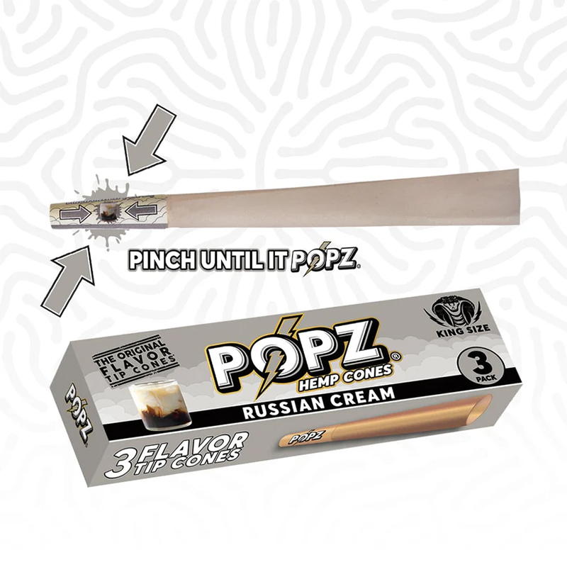 King Palm PopZ Hemp Cones Russian Cream 3er Pack King Palm PopZ Hemp Cones Russian Cream 3er Pack