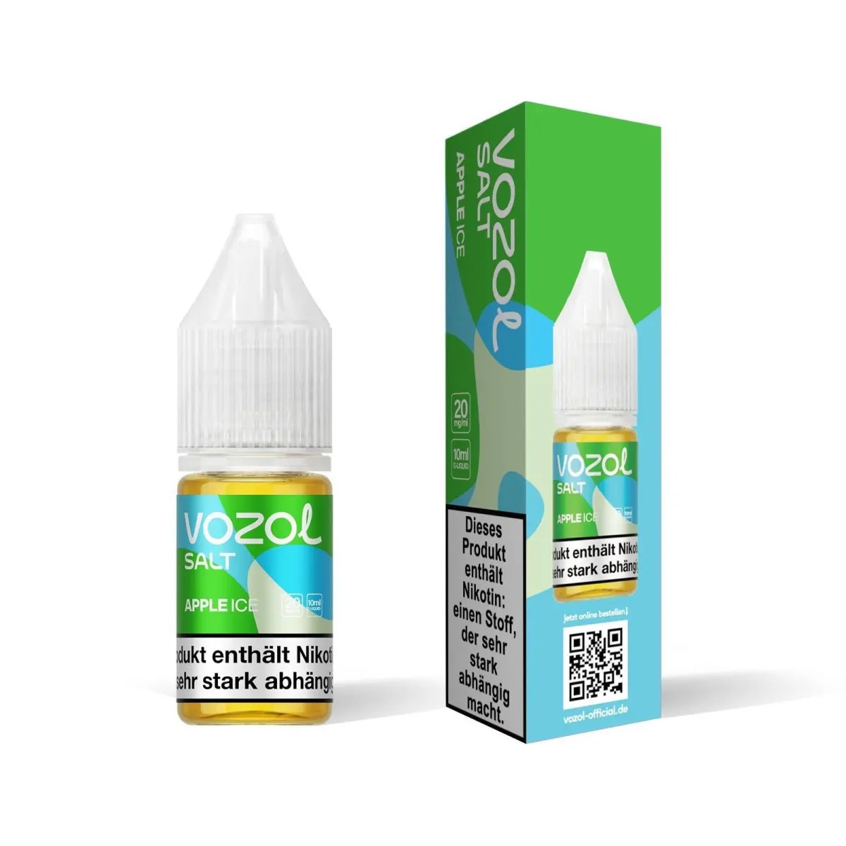 Vozol - Apple Ice Nikotinsalz Liquid 10ml | 20mg/ml