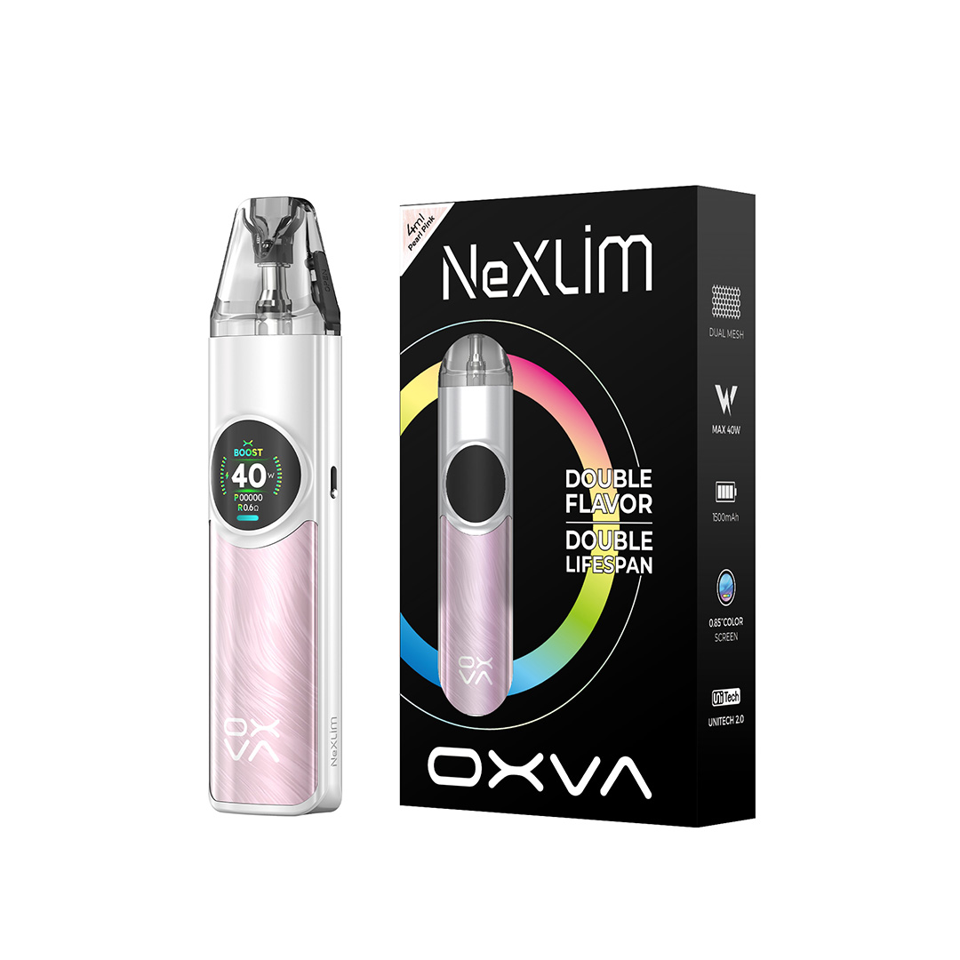 Oxva Nexlim Pod System Kit Pearl Pink Oxva Nexlim Pod System Kit Pearl Pink