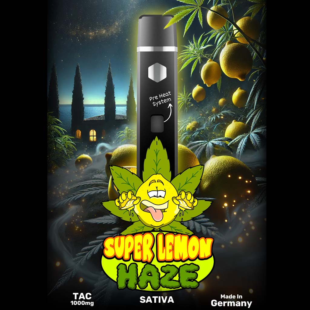 Happys Amsterdam TAC Vape - Super Lemon Haze 1ml