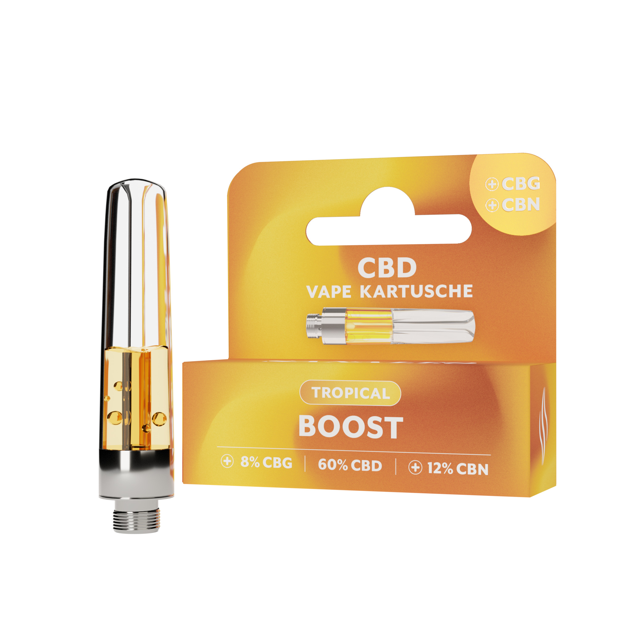 Sanaleo 60% CBD Kartusche - Tropical (Boost) - 0,5ml