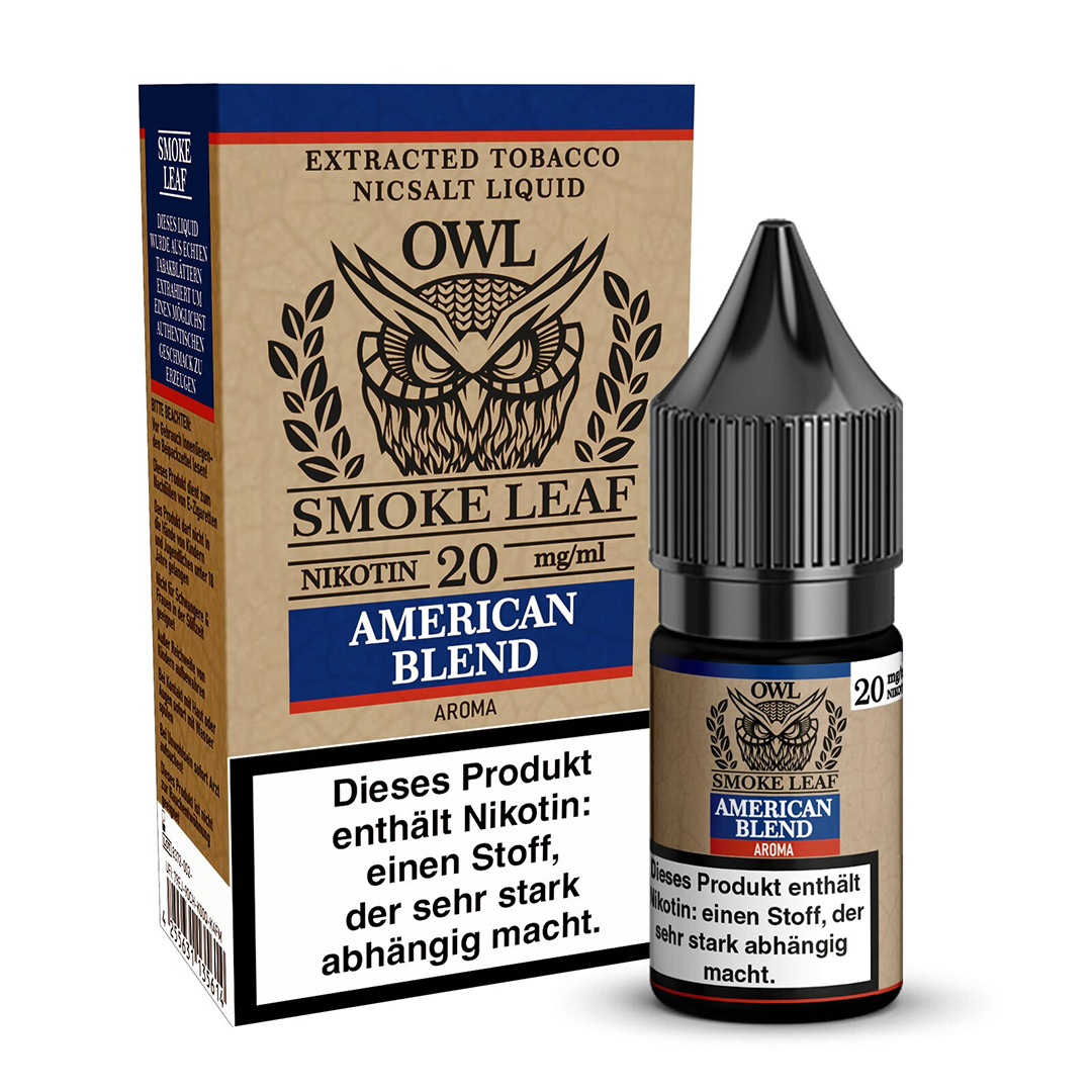 Owl Smoke Leaf Liquid American Blend Tobacco 20mg 10ml Owl Smoke Leaf Liquid American Blend Tobacco 20mg 10ml