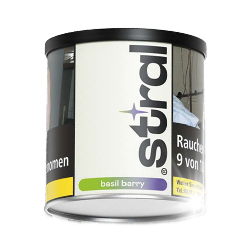 Stral Shisha Tabak Basil Barry 200g