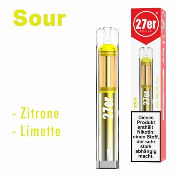 27er by Venookah Einweg E-Zigarette Sour