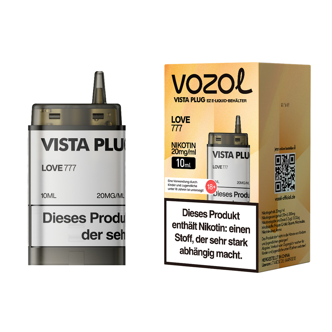 Vozol - Vista Plug EZ Pod - Love 777 10ml