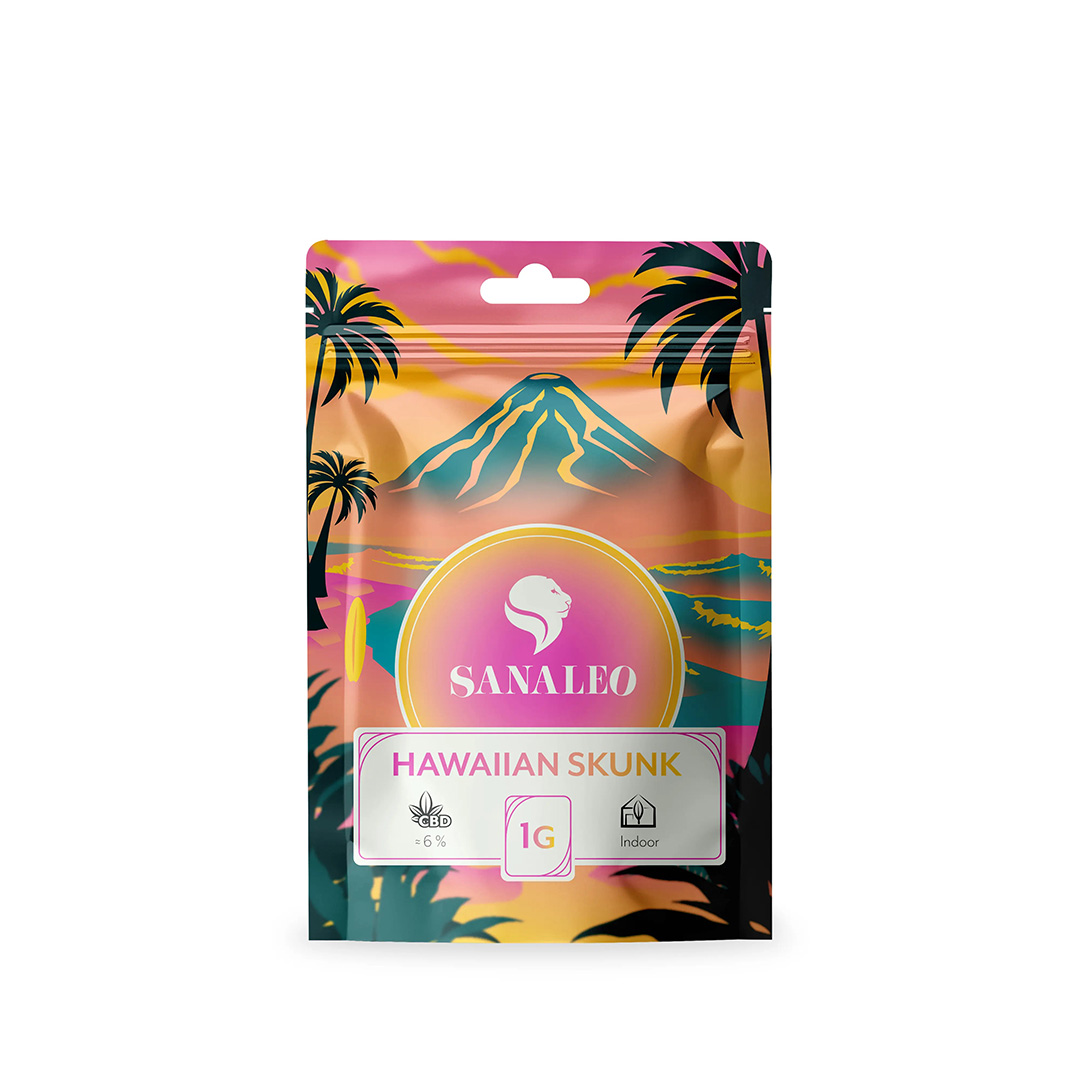 Sanaleo CBD Blüte Hawaiian Skunk 1g Sanaleo CBD Blüte Hawaiian Skunk 1g