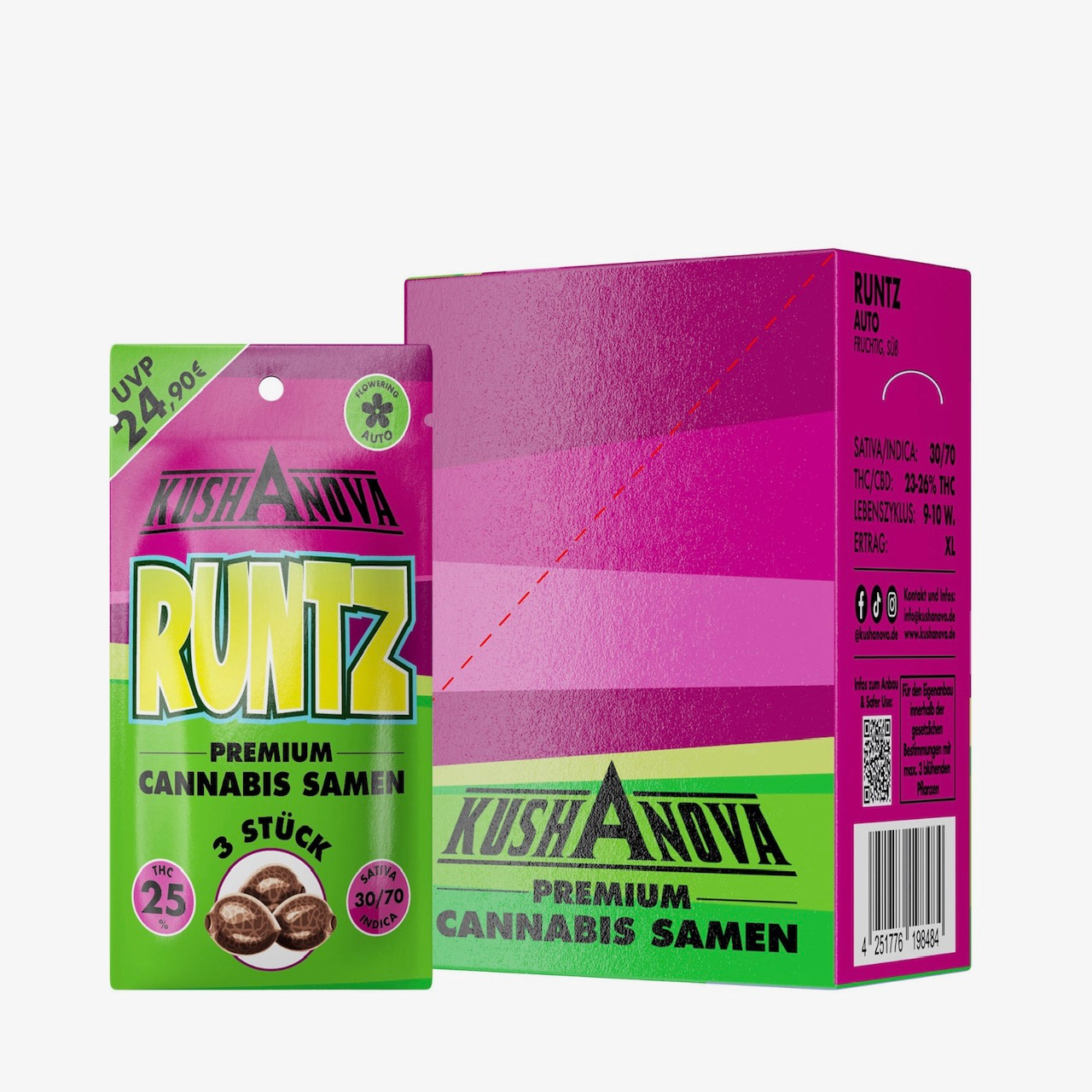 Kushanova Cannabissamen Runtz Kushanova Cannabissamen Runtz