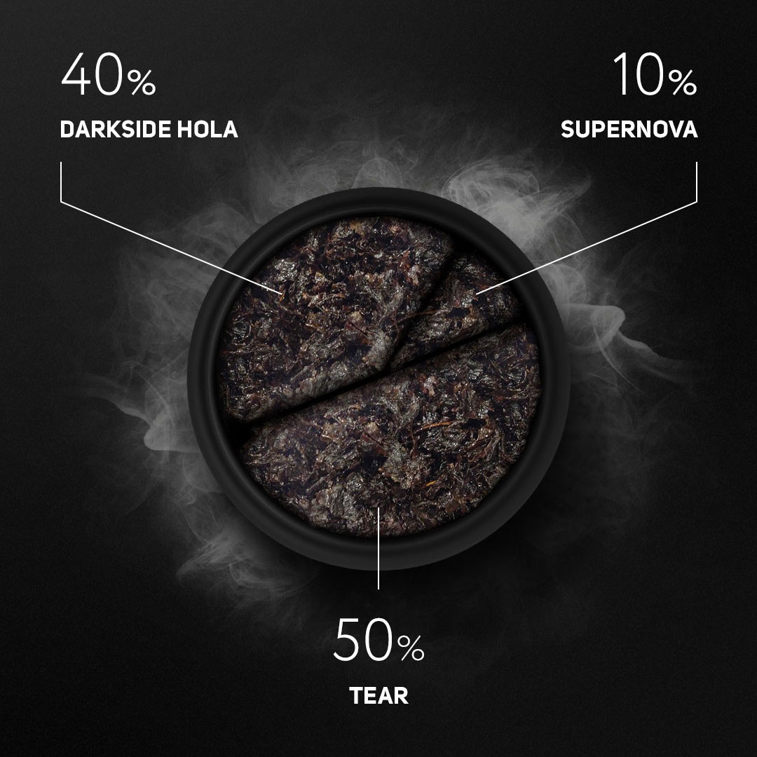 1080x1080_MIX_DSHOLA_02 Darkside Tobacco - Base Hola 25g Probierpackung