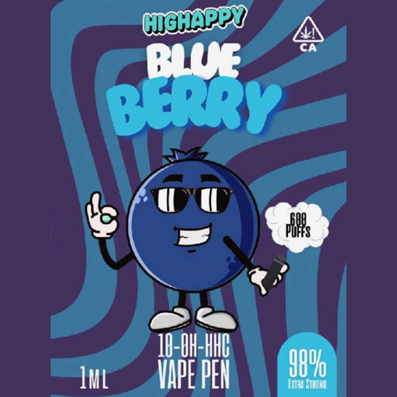 Highappy 10-OH-HHC Vape - Blue Berry 1ml
