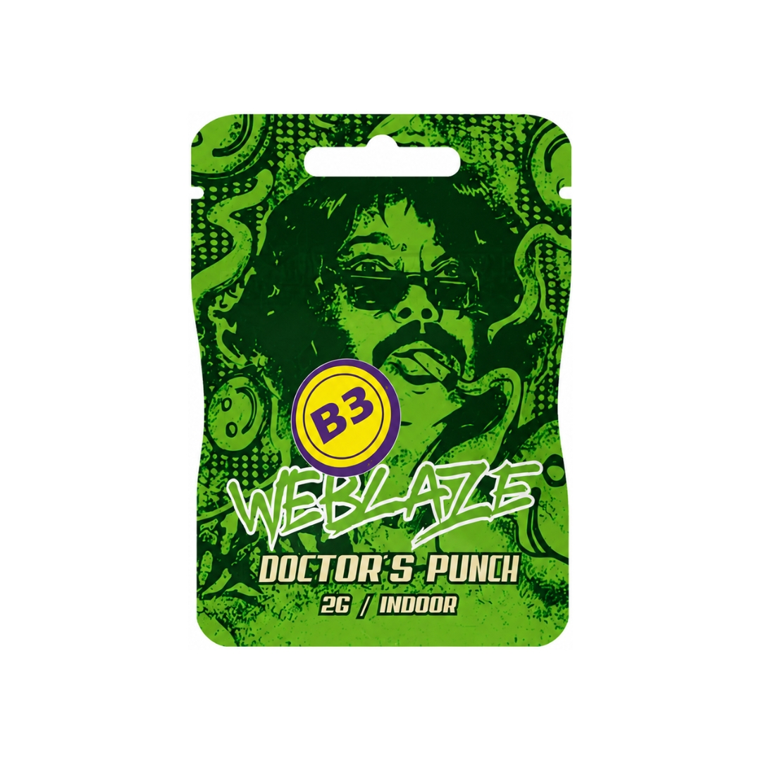Weblaze B3 Superior Blend Blüte Doctor's Punch 2g Weblaze B3 Superior Blend Blüte Doctors Punch 2g