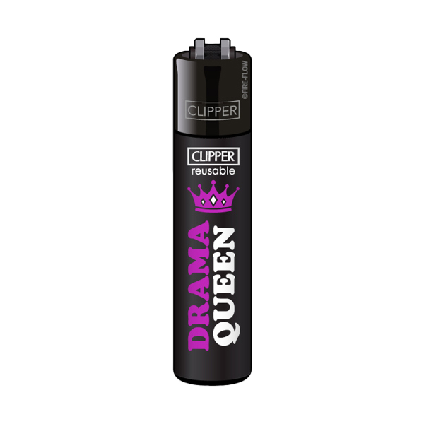 Clipper Feuerzeug Adult Slogan Collection Motiv Drama Queen