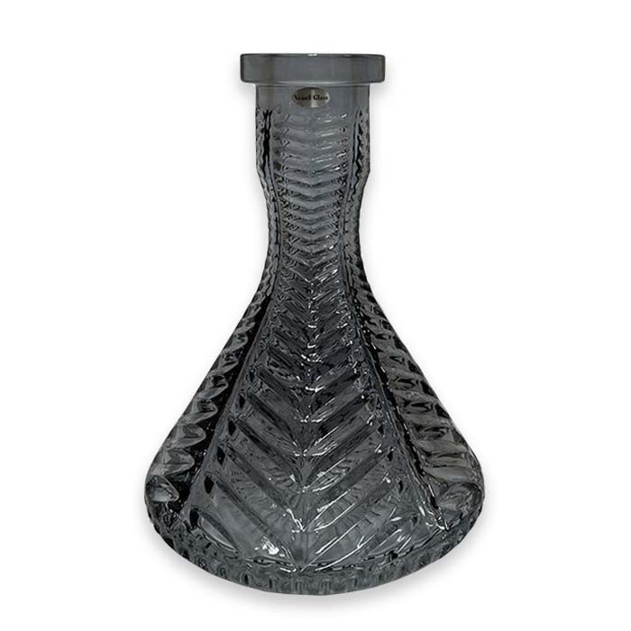 Vessel Glass Shisha Bowl Tree Crystal Grey Smoke Vessel Glass Shisha Bowl Tree Crystal Grey Smoke