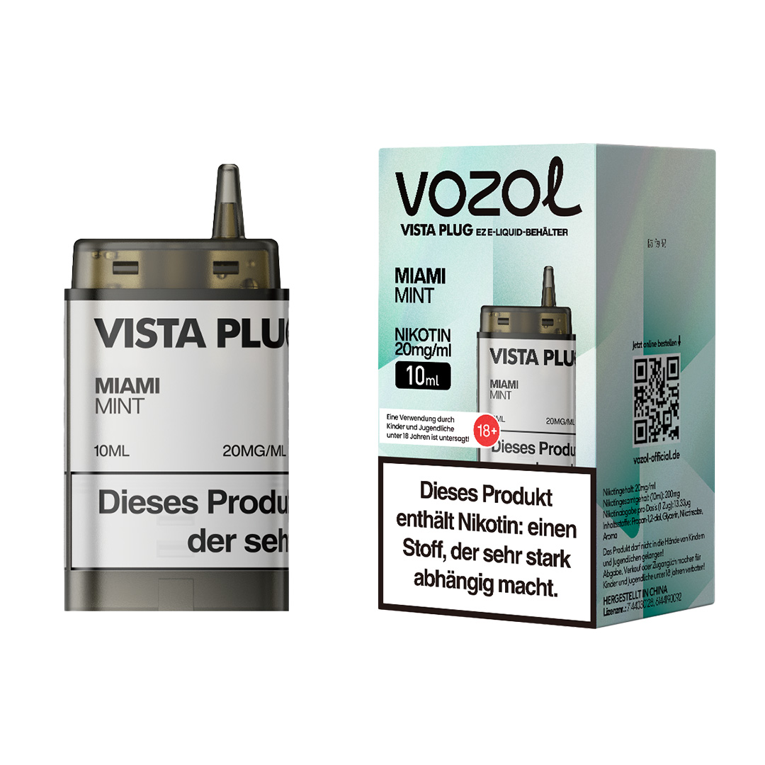 Vozol - Vista Plug EZ Pod - Miami Mint 10ml