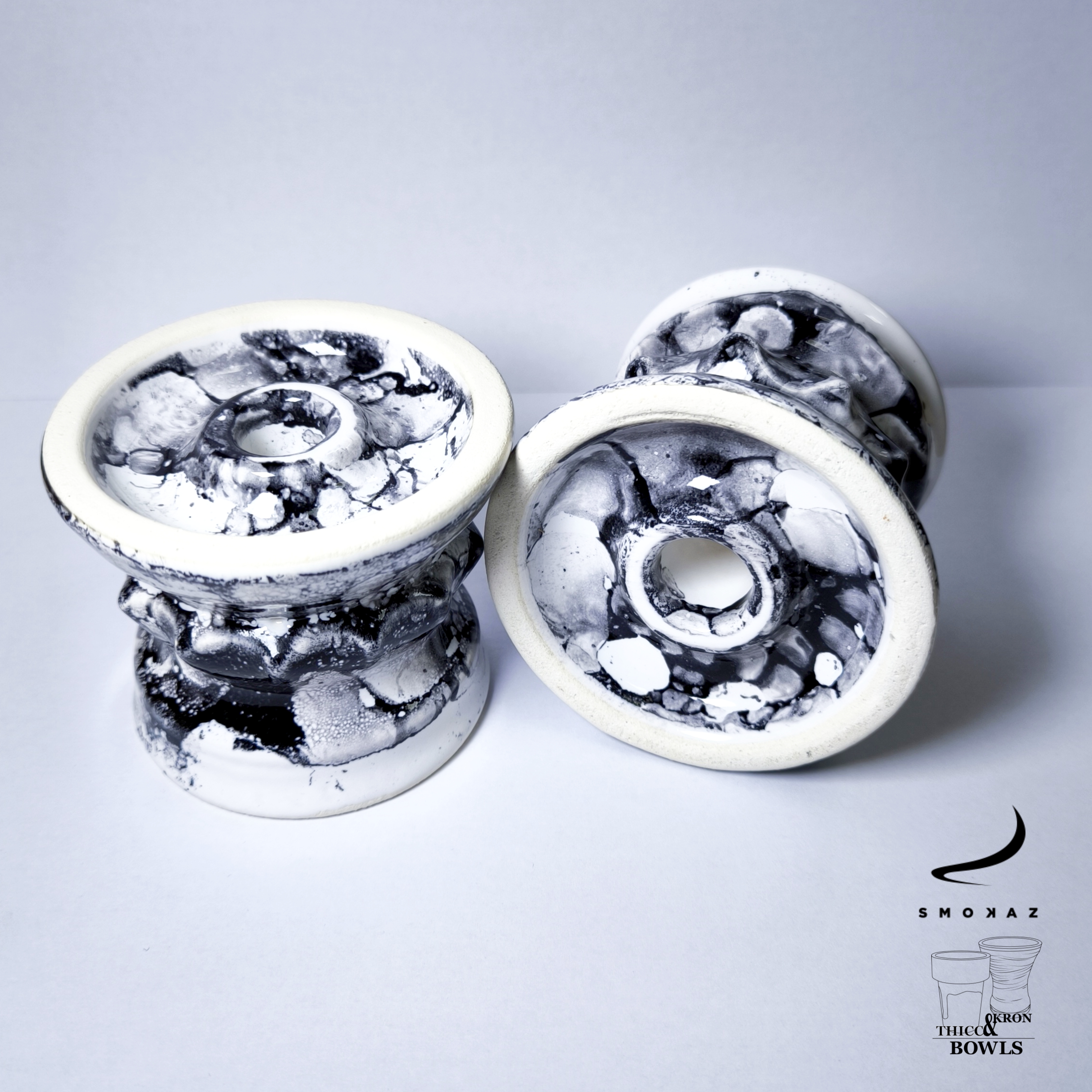 THICC Bowl Elegance Phunnel - White Marble
