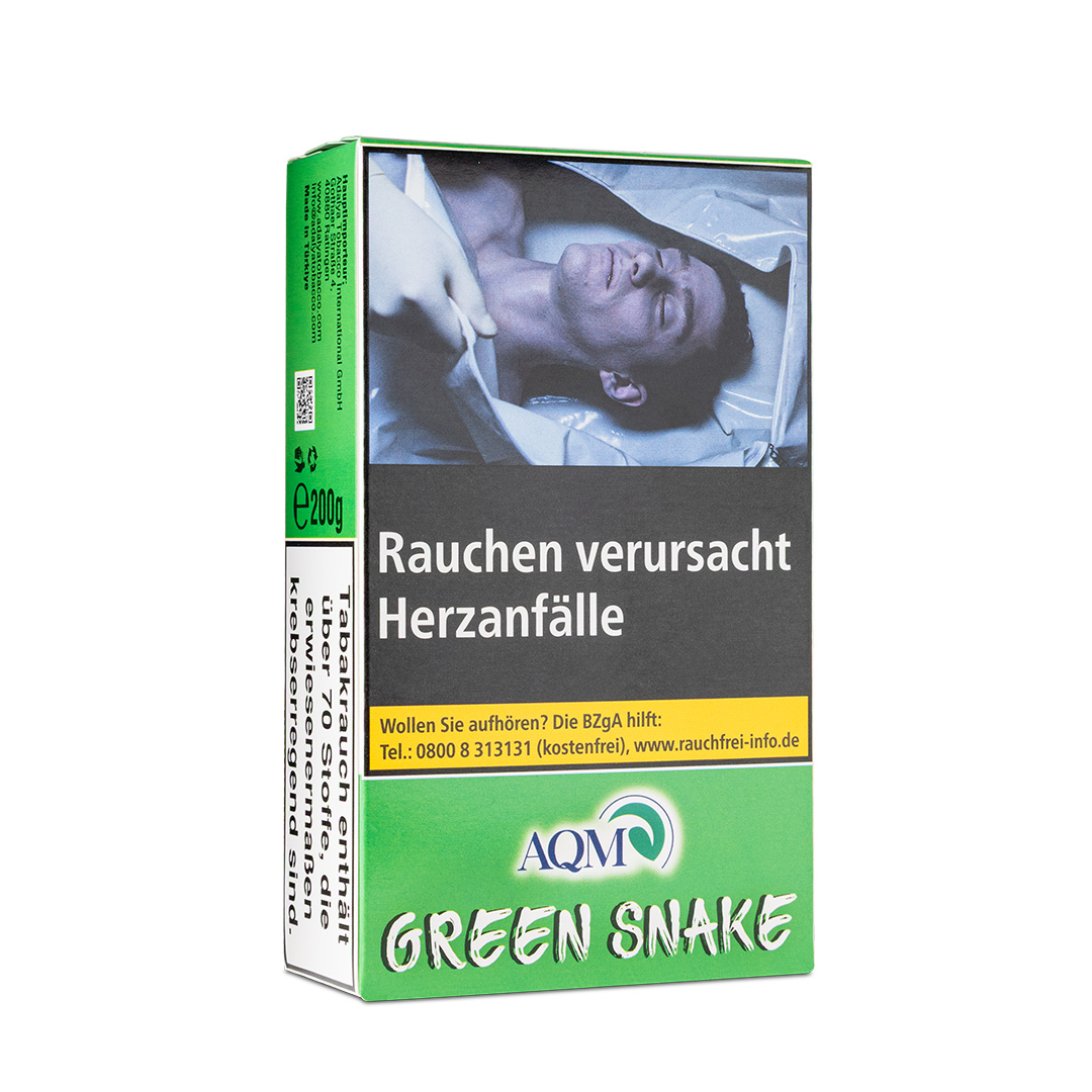 Aqua Mentha Virginia Shisha Tabak Green Snake 200g Aqua Mentha Virginia Shisha Tabak Green Snake 200g