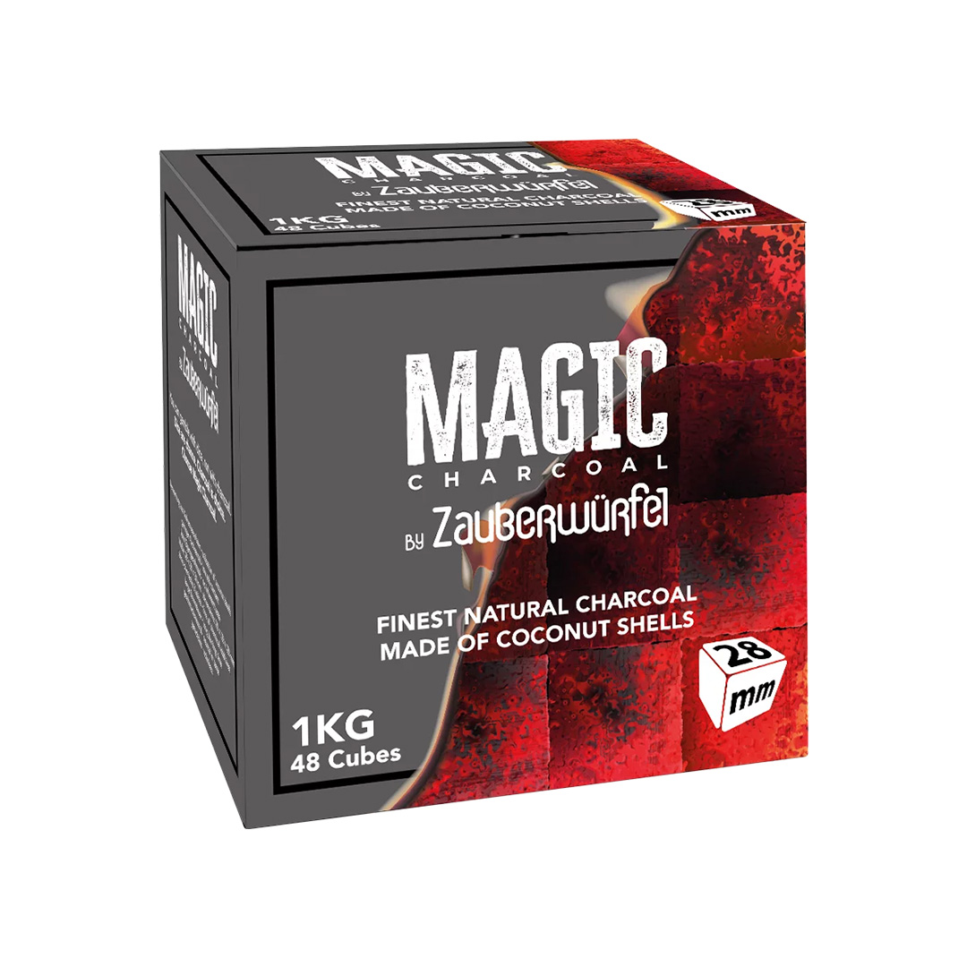 Magic Charcoal by Zauberwürfel Naturkohle 28er Magic Charcoal by Zauberwürfel Naturkohle 28er