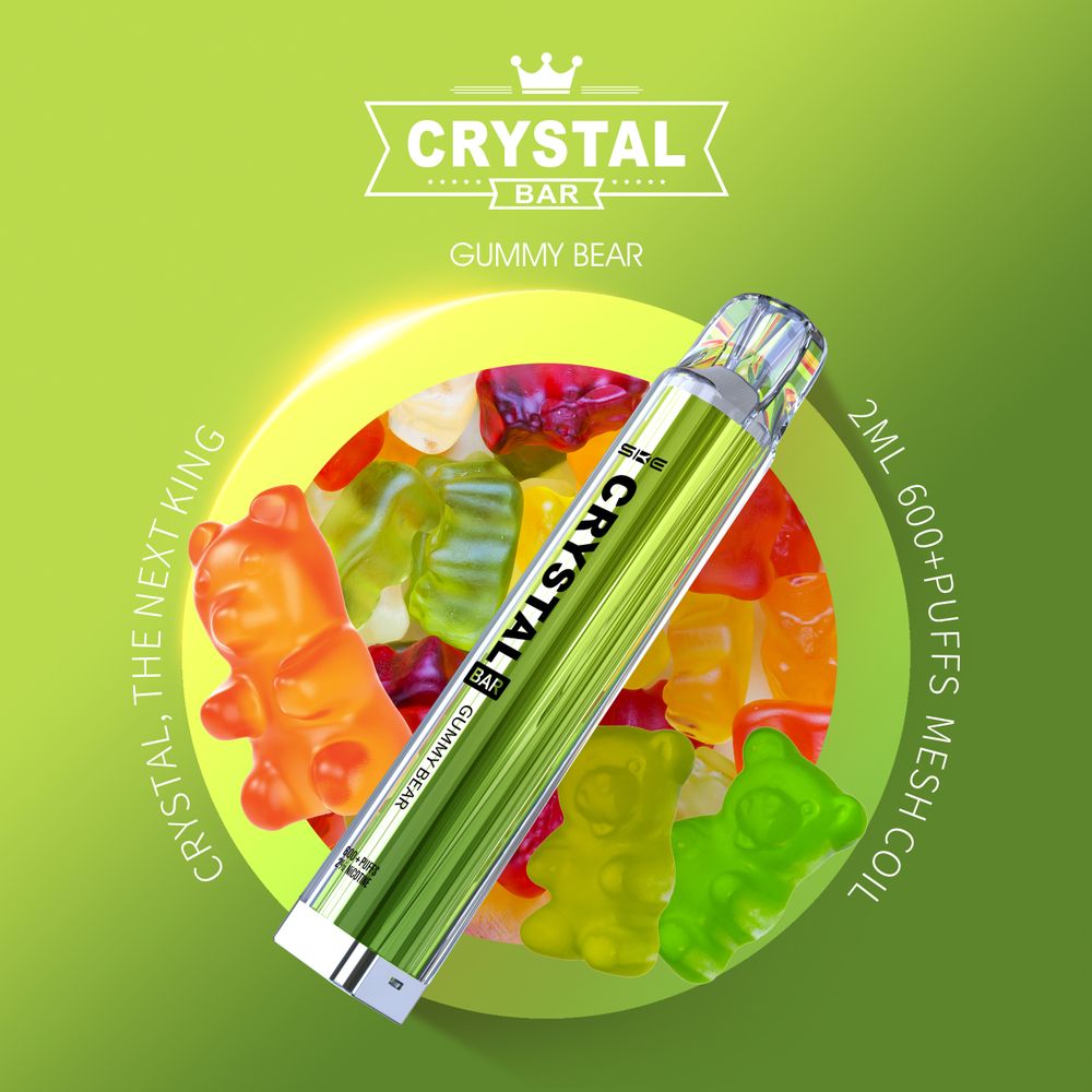 Crystal Bar - Gummy Bear 2% Nikotin 600 Züge