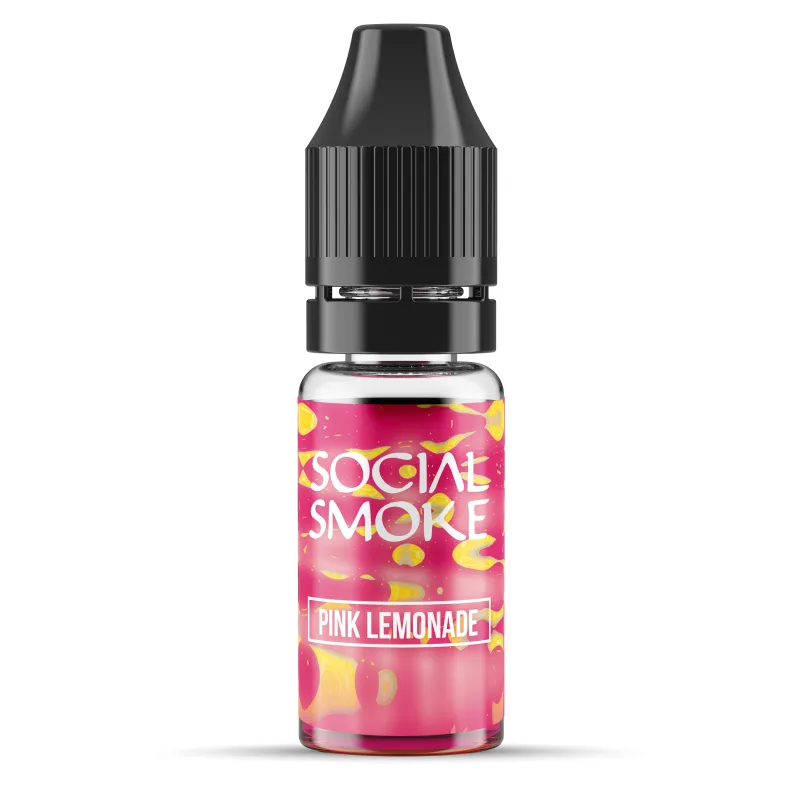 Social Smoke Liquid Pink Lemonade 10ml 20mg Social Smoke Liquid Pink Lemonade 10ml 20mg