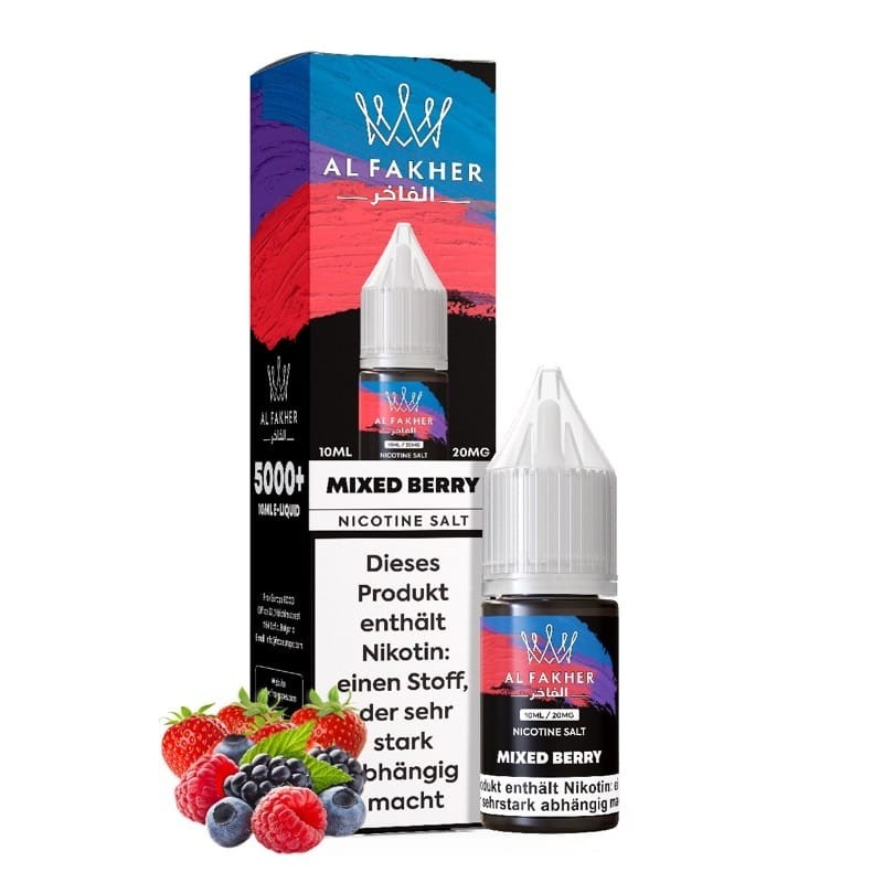 Al Fakher Liquid Mixed Berry 20mg 10ml Al Fakher Liquid Mixed Berry 20mg 10ml