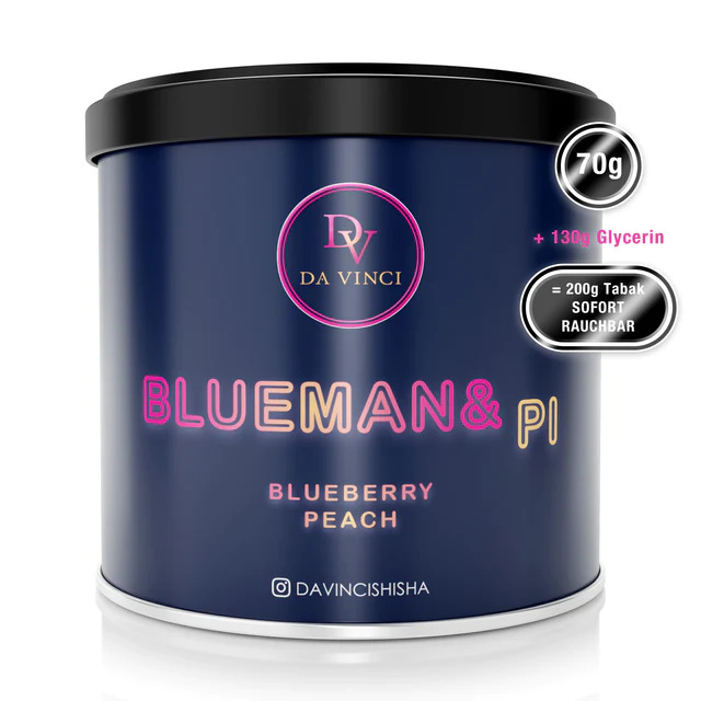 Da Vinci Dry Base Pfeifentabak - Blueman & Pi 70g