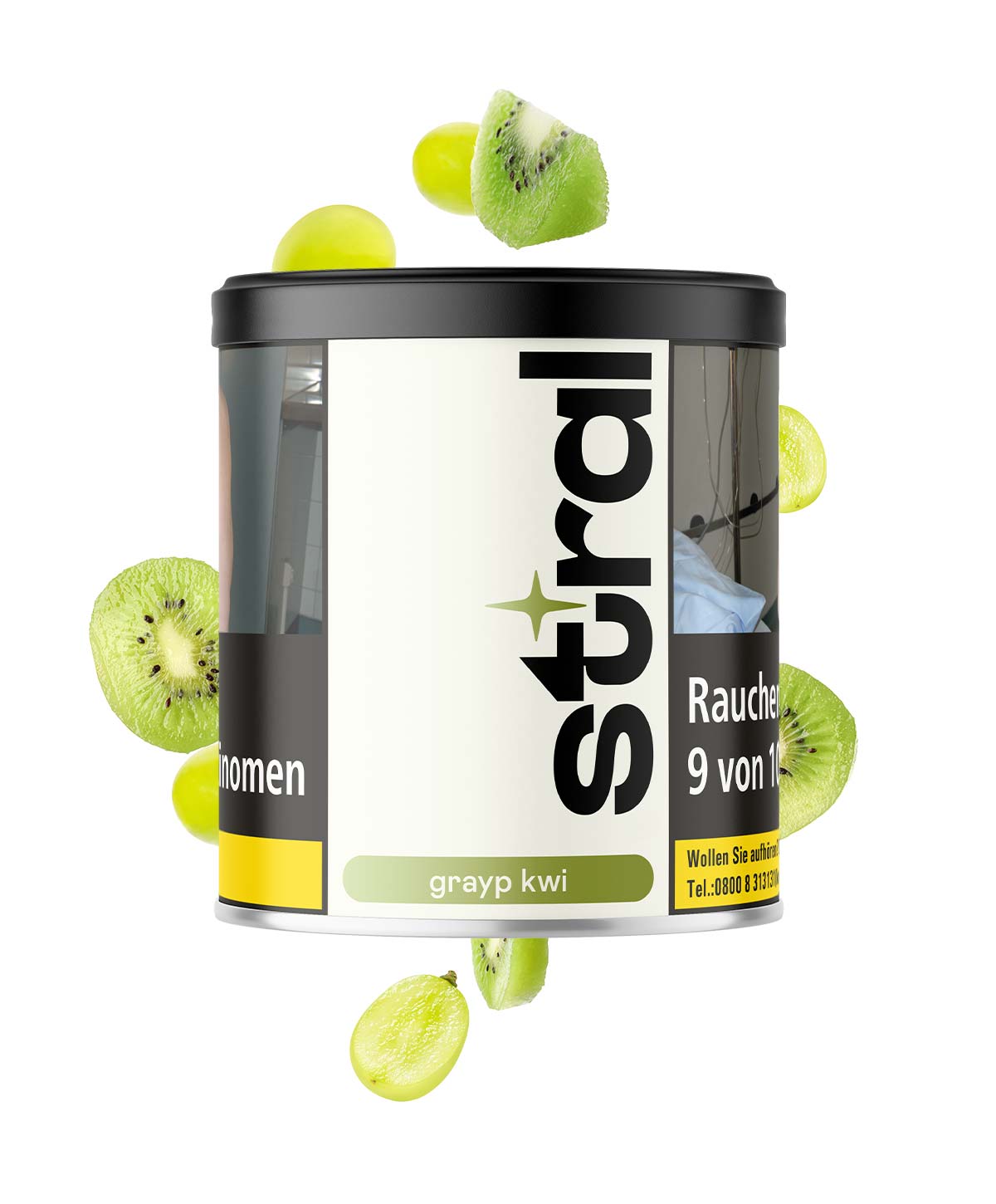 Stral Shisha Tabak Grayp Kwi 200g Stral Shisha Tabak Grayp Kwi 200g