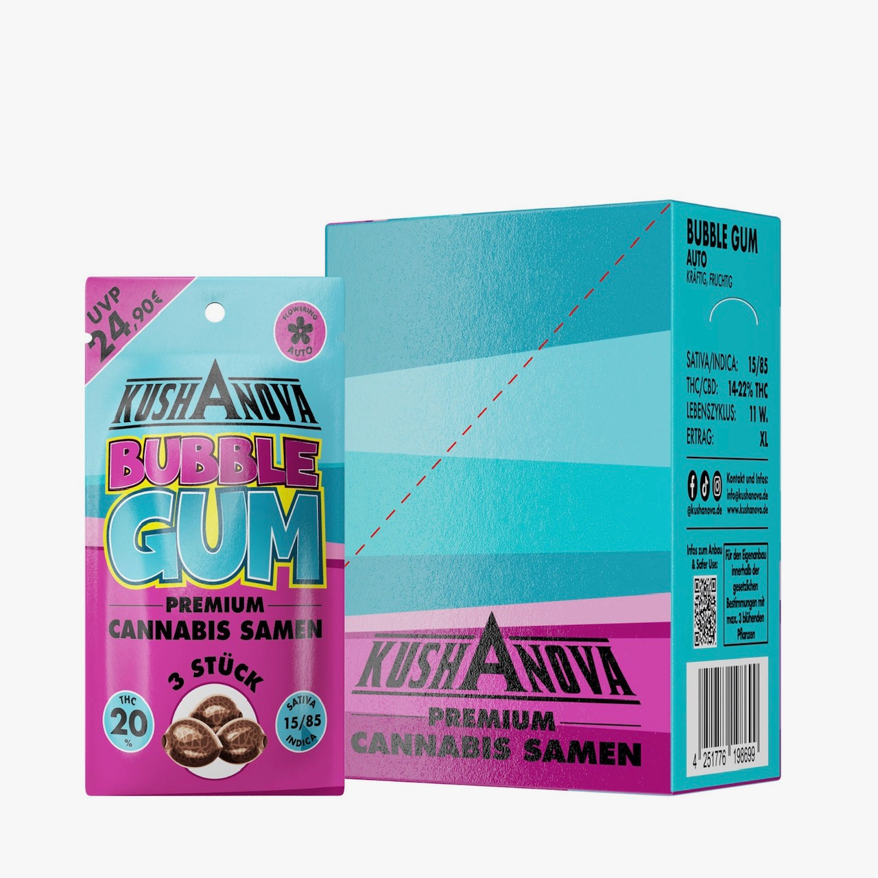 Kushanova Cannabissamen Bubble Gum Kushanova Cannabissamen Bubble Gum