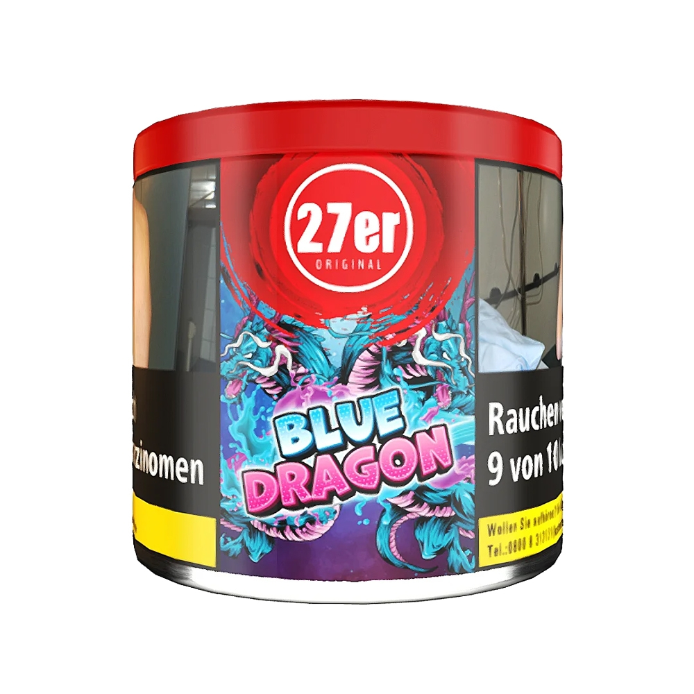 27er Shisha Tabak Blue Dragon 200g 27er Shisha Tabak Blue Dragon 200g