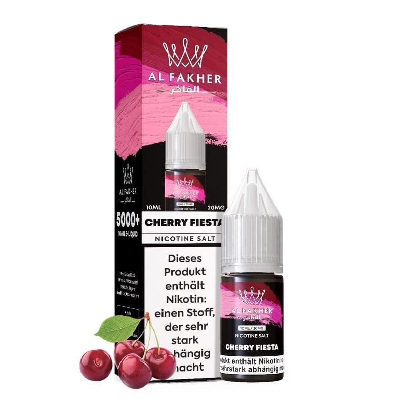 Al Fakher Liquid Cherry Fiesta 20mg 10ml Al Fakher Liquid Cherry Fiesta 20mg 10ml