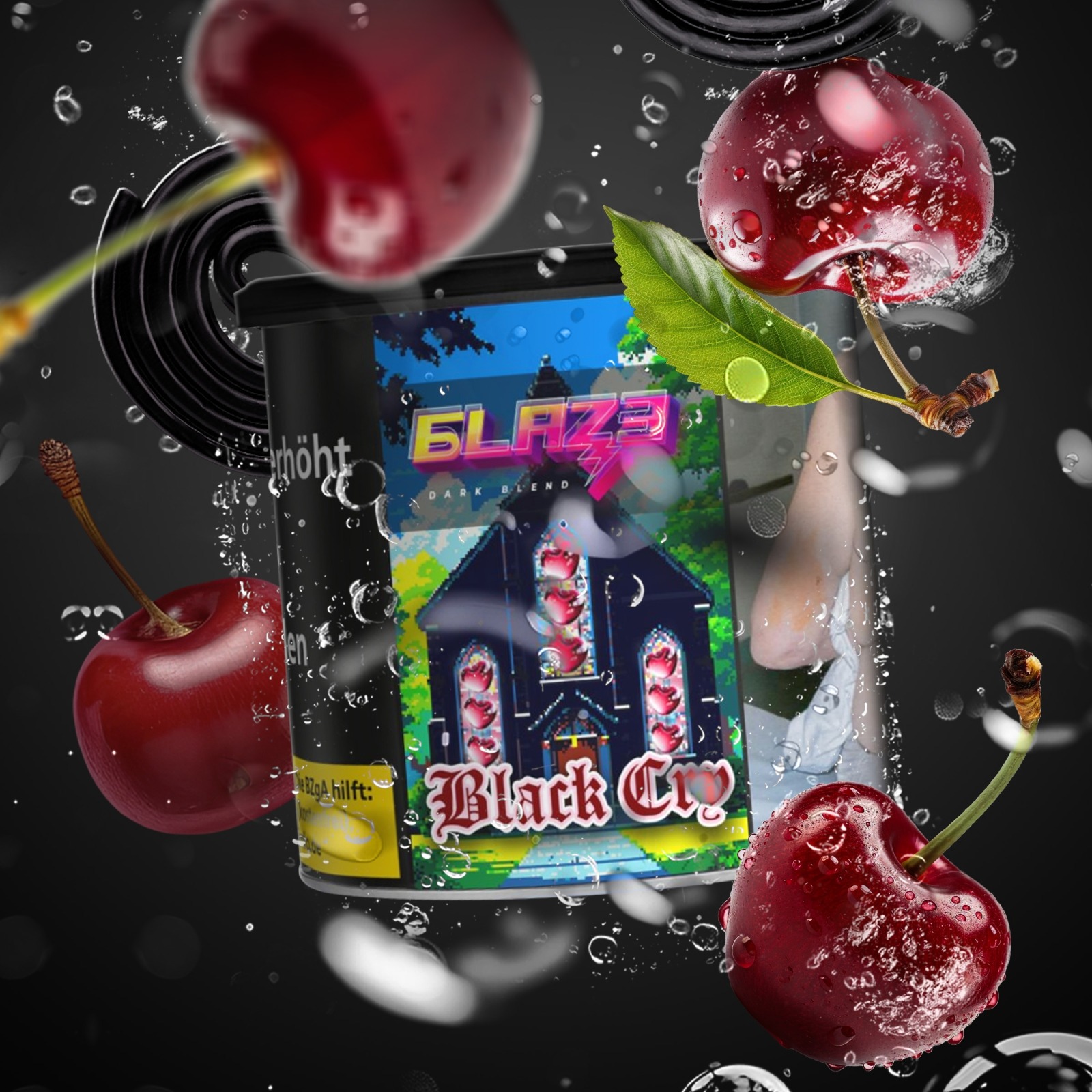 Blaze Shisha Tabak Black Cry Blaze Shisha Tabak Black Cry